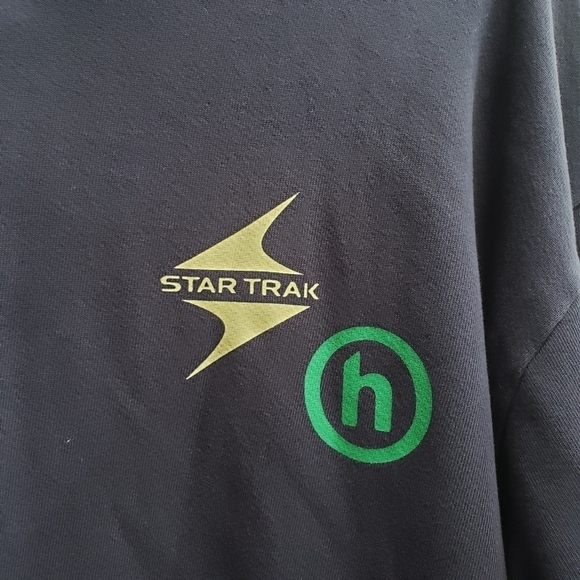Hidden New York x Star Trak Landing Black Hoodie Size Large - Picture 5 of 13